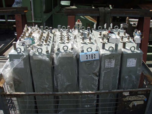 6 condensators for induction furnace 250KVAR